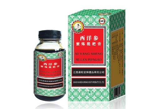 點擊放大 西洋參蜜煉批把膏