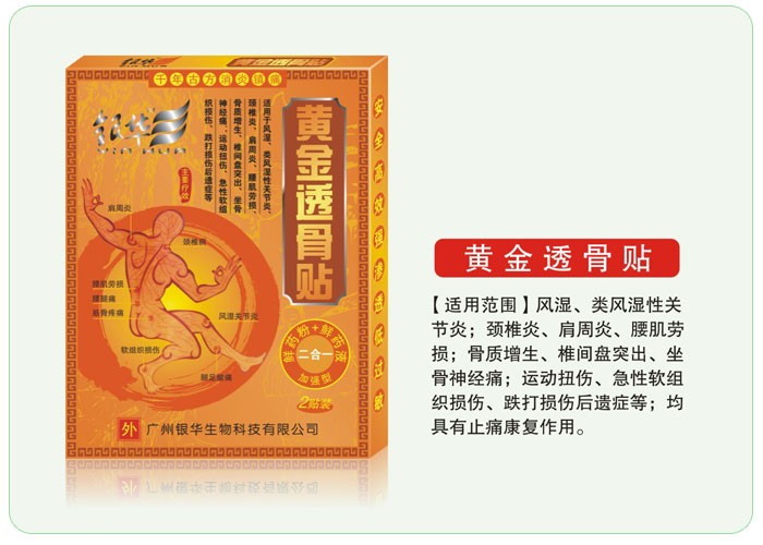 點擊放大 黃金透骨貼