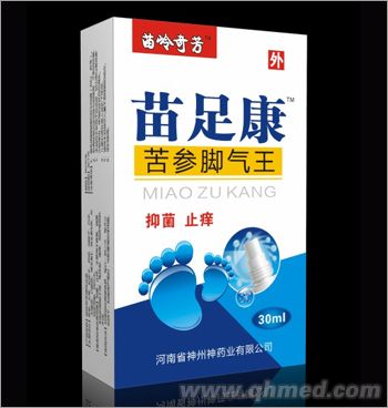 點(diǎn)擊放大 苗足康苦參腳氣王