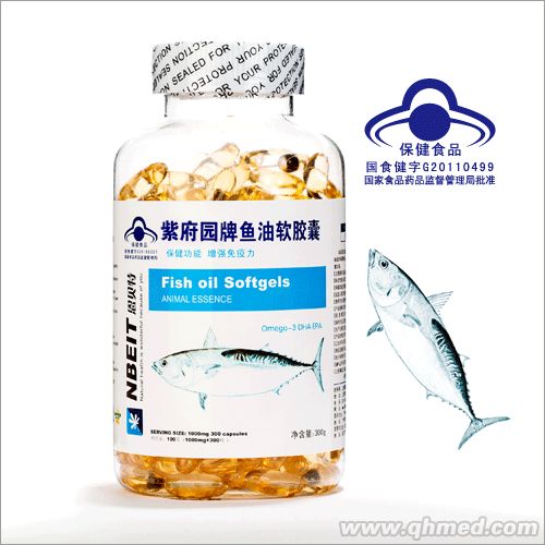 點擊放大 300粒魚油軟膠囊