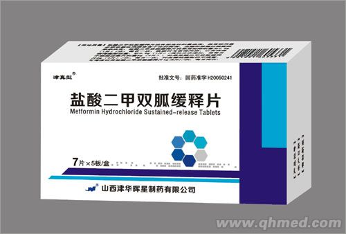 點擊放大 鹽酸二甲雙胍緩釋片