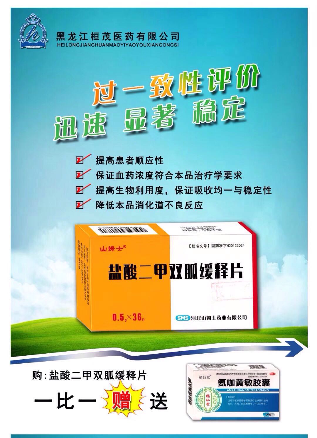 鹽酸二甲雙胍緩釋片 