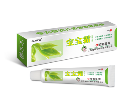 點(diǎn)擊放大 寶寶霜草本抑菌乳膏