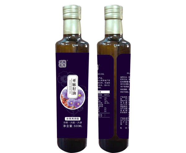 點擊放大 亞麻籽油