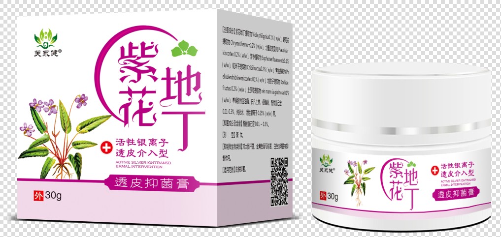 點擊放大 紫花地丁透皮抑菌膏 紫花地丁透皮抑菌膏