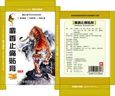 點(diǎn)擊放大 麝香止痛貼膏